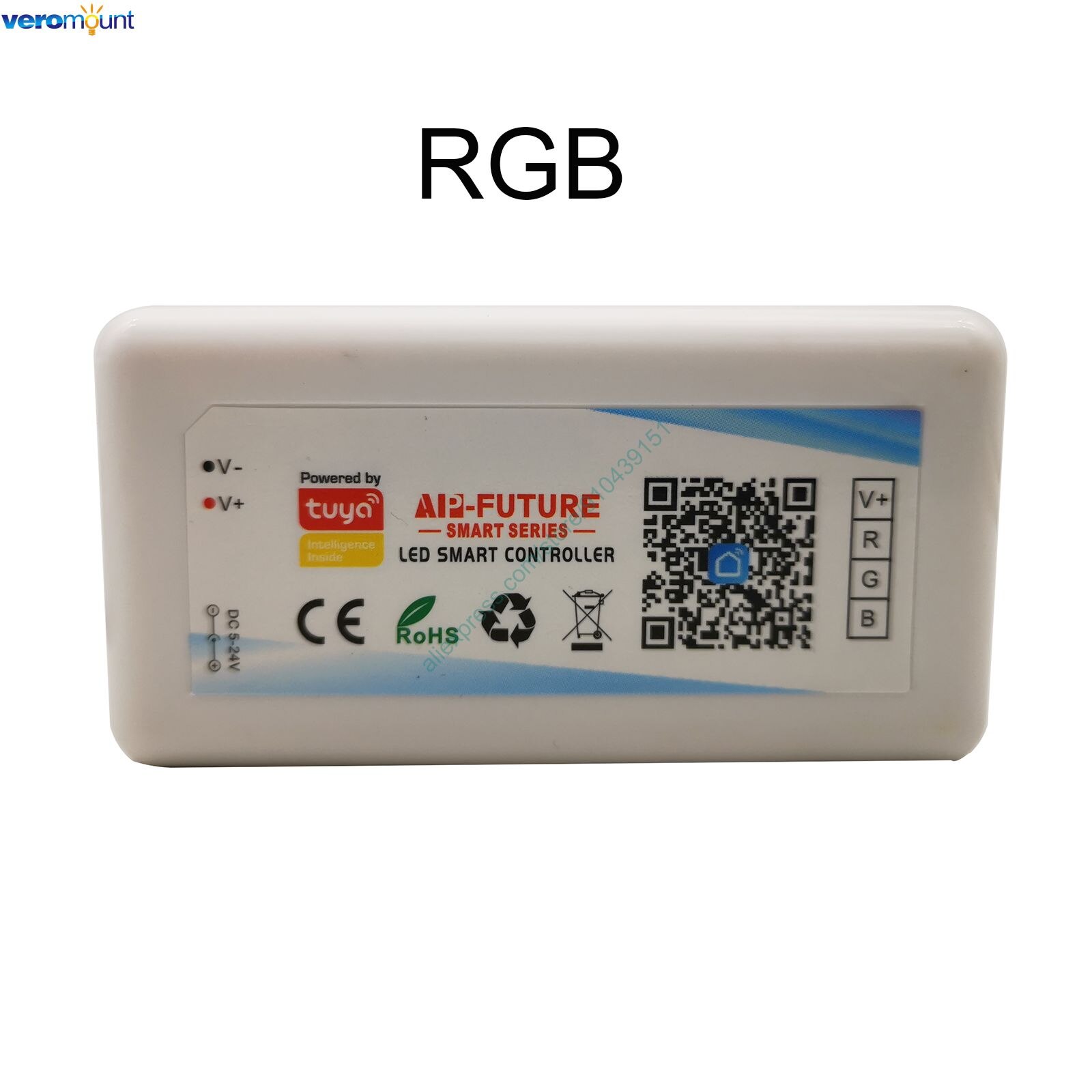 Controlador LED inalámbrico con Wifi, controlador compatible con aplicación iOs y Android, Alexa, Control por voz de Google, para DIM CCT, RGB, RGBW, RGBCCT