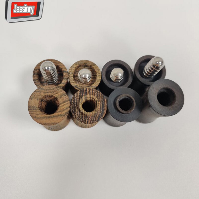 Jasssinry Uni-lock/Radial pin wooden Pool cue joint protectors rosewood/ebony Billiard cue joint protectors