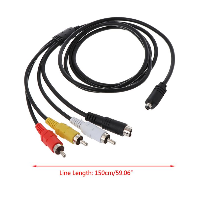 VMC-15FS A/V TV Out Audio Video Cable for Sony Camcorder Handycam DCR Series H05A