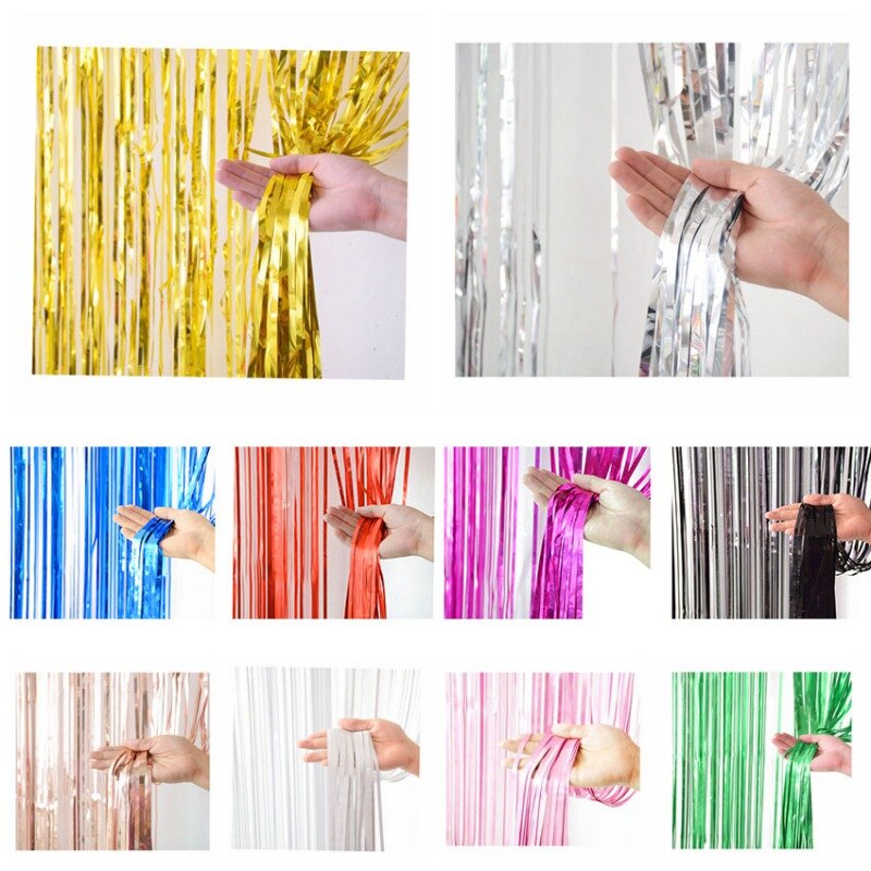 Gordijn kwast bruiloft regengordijn decoratie voor verjaardag feestdecoratie kerstdecoratie thuis jaar kerst lay-out