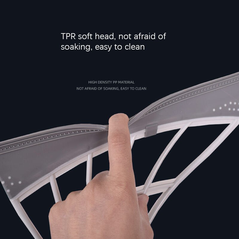 TPR Hand Push Sweeper Stretchable Magic Broom Floor Wiper Squeegee For Window Bathroom Cleaning Sweep Brush Pet Hair Dust Broom