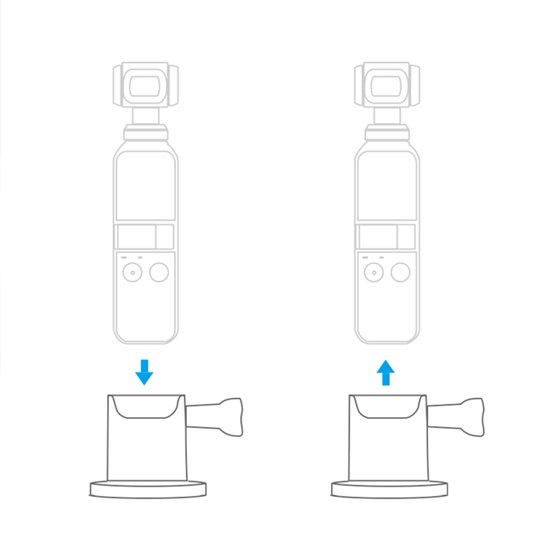 for DJI Pocket 2 Gimbal Base Accessories for DJI Osmo Pocket Gimbal Base Adapter Holder Fixed Mount Screw