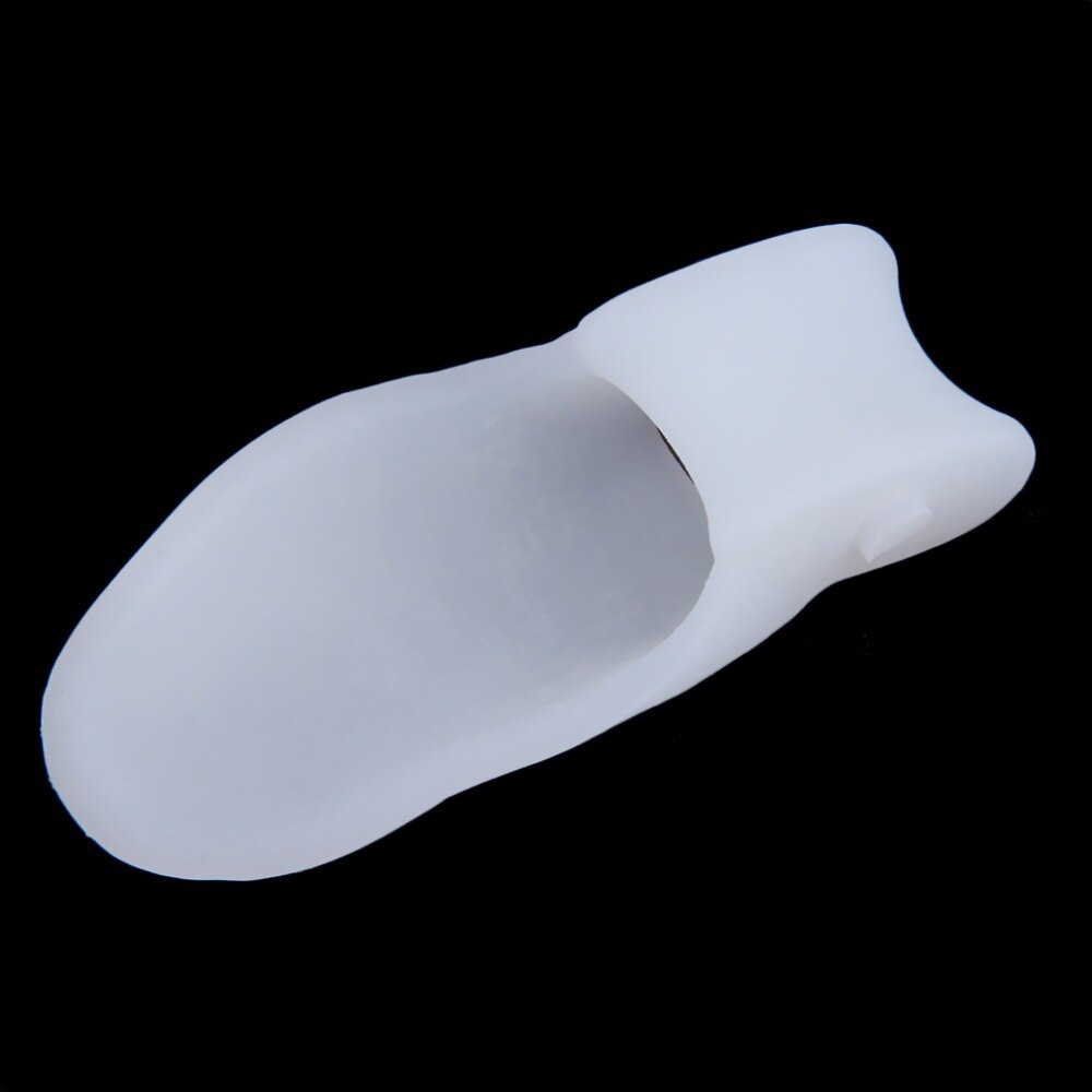 2pcs Silicone Gel Foot Pad Stretch Corrector Alignment Toe Bone Insole