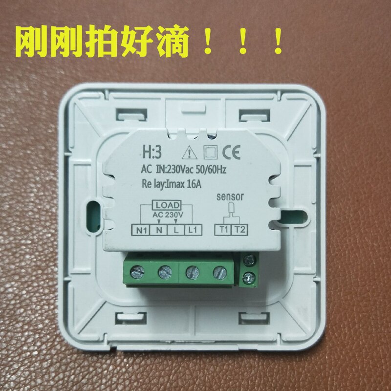 Elektrische Vloerverwarming Thermostaat Auto Control Kamertemperatuur Controller Systeem Wit/Blauw/Groen Lcd Backlight
