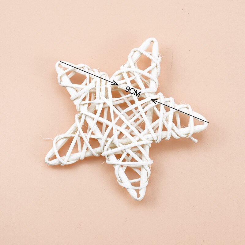 Kunstplanten Ster Kransen Bruiloft Decoratieve Bloem Kerst Ornament Rotan Krans Deur Opknoping Diy Box Home Decor: 10CM