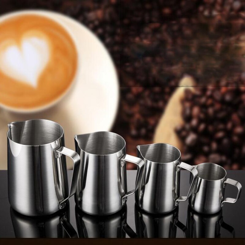 3 Maten Rvs Melk Opschuimen Jug Espresso Koffie Mok Pitcher Barista Craft Koffie Cappuccino Kopjes Latte Pot Keuken Tool