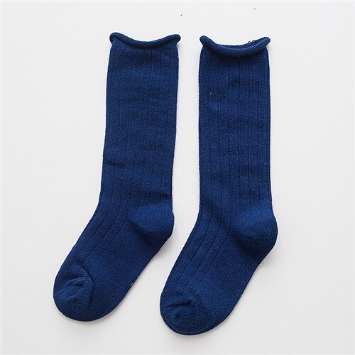 Herfst Winter Kinderen Katoenen Sokken Peuter Baby Meisjes Sokken Warm Jongens en Meisjes Sokken: Blauw / 1 to 3 T