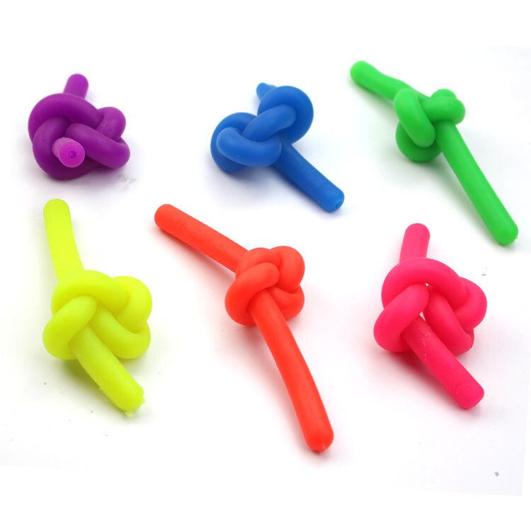 1Pc Hand Hyperflexion Stretchy Antistress Jokes Noodles Rope Squeeze Toys Anti Stress Toys String Fidget Autism Vent Toys GYH