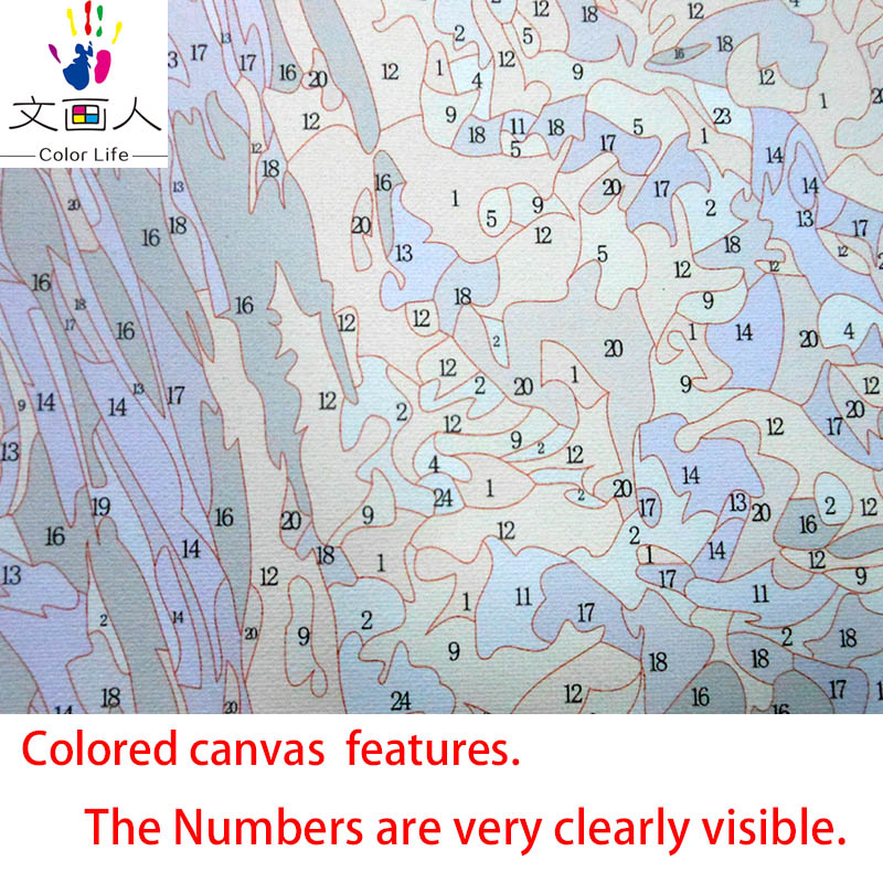 diy paints by numbers chinese Classical peacock pictures paintings by numbers animals on canvas drawing with kits for hoom