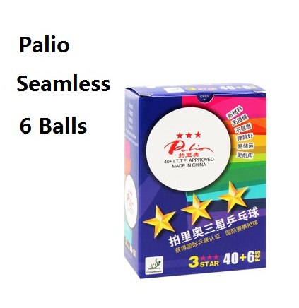 Original 729 DHS JOOLA PALIO SANWEI 40+ 3 stars table tennis ball technology for ping pong racket game Olympic Games: Palio 6 Balls