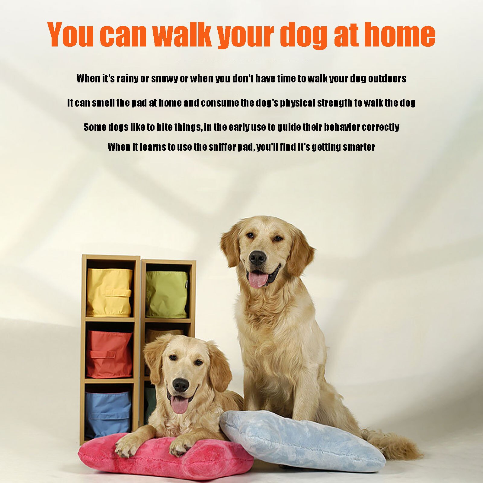 Tappetino per cani da compagnia pieghevole tappeto da fiuto canna tappetino per animali domestici di grandi dimensioni tappetino da gioco interattivo antiscivolo tappetino da addestramento per cani gatto s