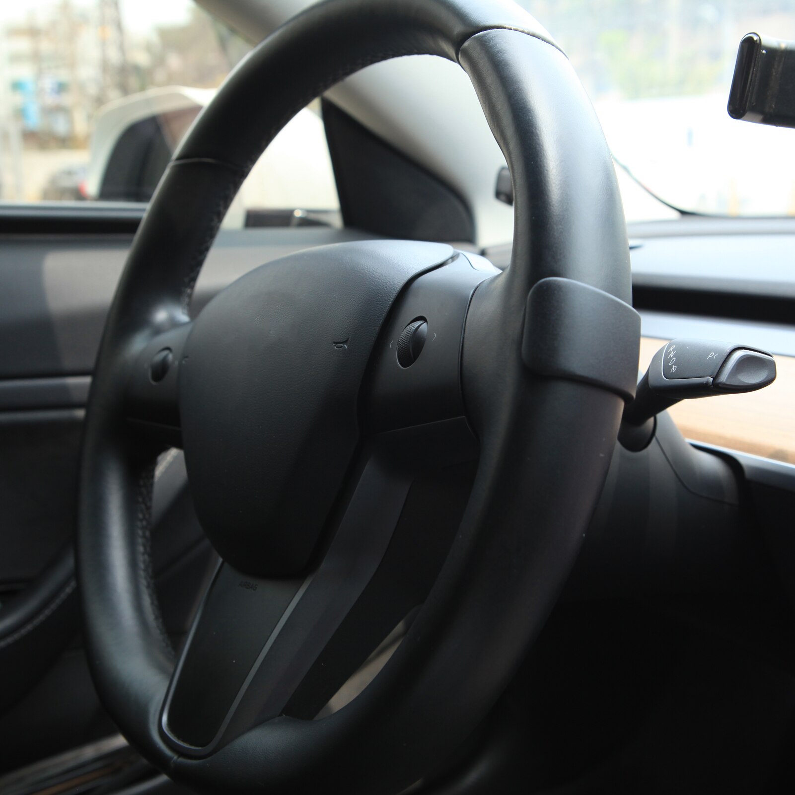 Volante del coche de Tesla modelo 3 Y piloto automático accesorios contrapeso anillo FSD de asistencia