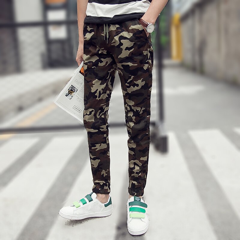 Pantalones camuflados para hombres, pantalones militares informales del ejército, estilo Hip Hop, a la , prendas de vestir, Camuflaje, para correr,