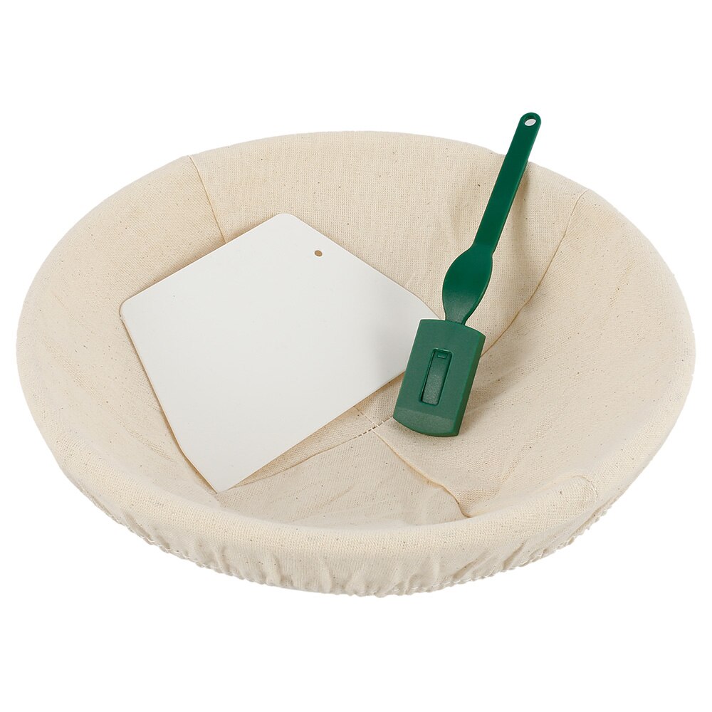 4 Pcs Set Proofing Bread Basket Round Oval Baking Cake Pans Proving Rattan Bread Basket Fermentation with Cloth Bag
