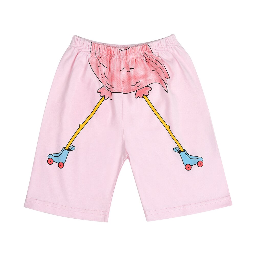 Conjunto de pijamas con flamenco para niñas, pijama de algodón para niños y niñas, ropa de dormir de 3 a 8 años