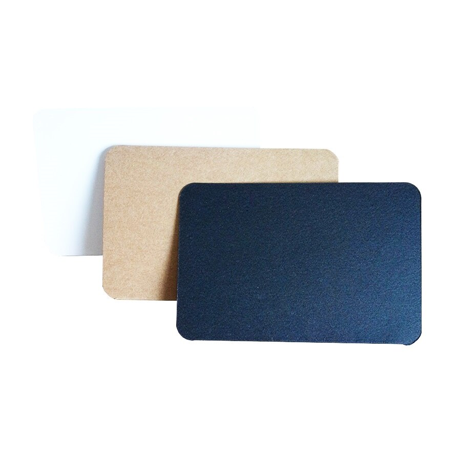 10 pièces/lot étudiants bricolage cartes postales vierges Vintage série vierge papier Kraft bricolage carte de voeux brun blanc noir carte