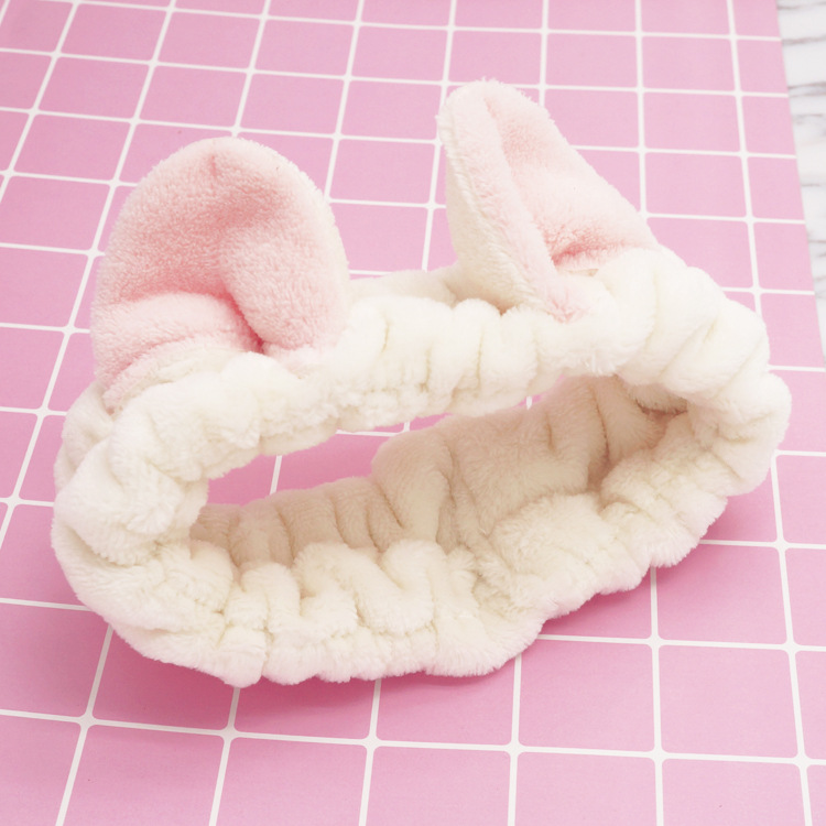 plusieurs styles mignon élastique oreilles de chat bandeaux pour femmes filles maquillage visage lavage bandeau coiffure casque accessoire de cheveux