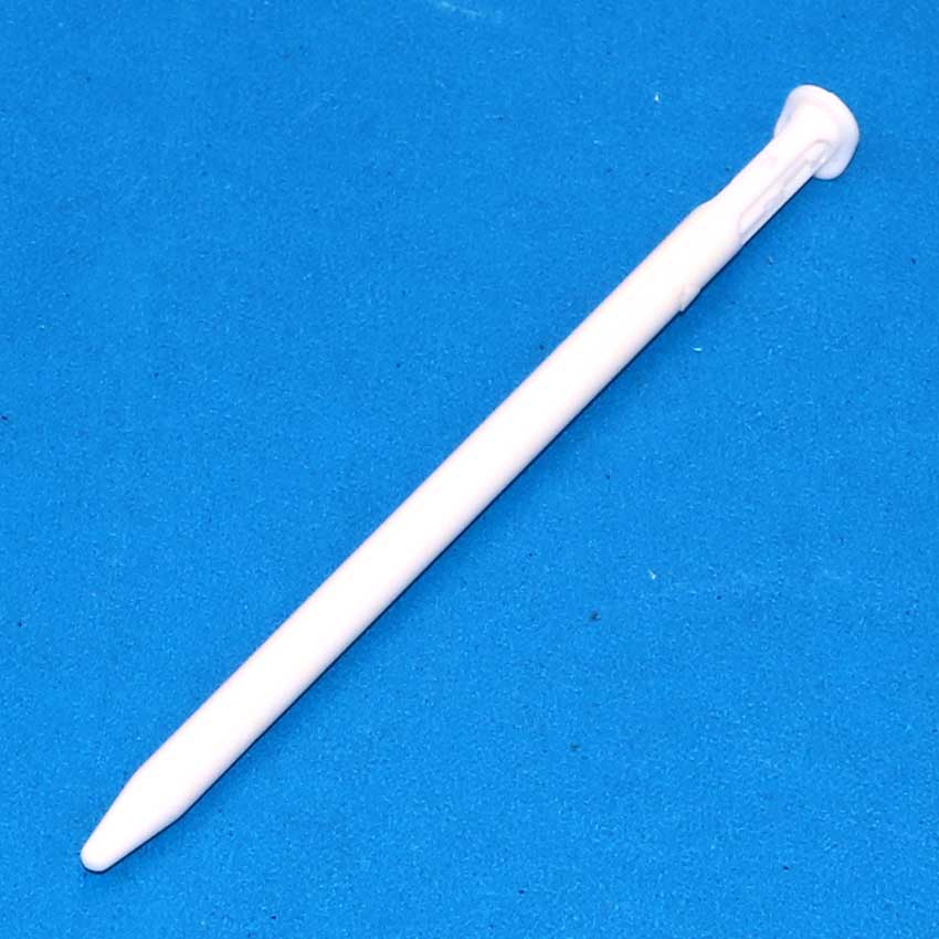 ChengHaoRan-lápiz óptico de plástico para pantalla táctil, Stylus de Metal N3DS, multicolor, para Nintendo 3DS: Plastic--white