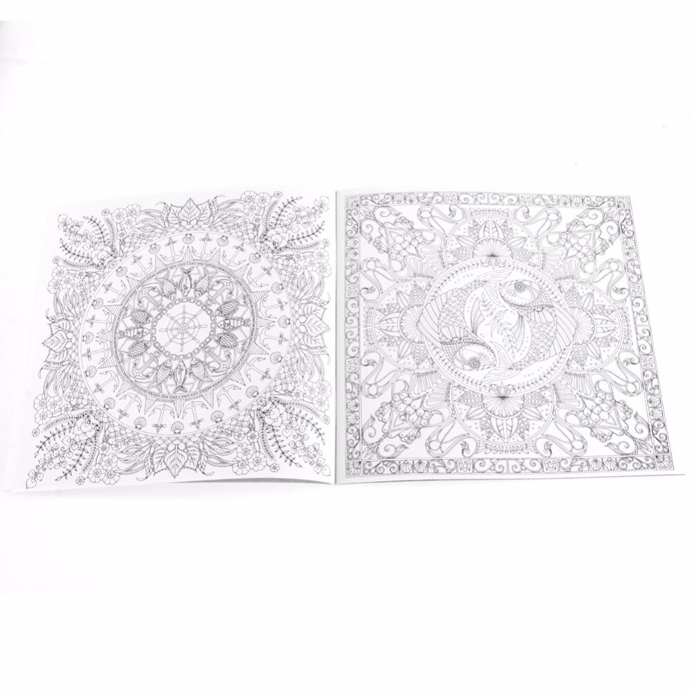 English Adult Graffiti Books Wonderland Exploration Coloring Book