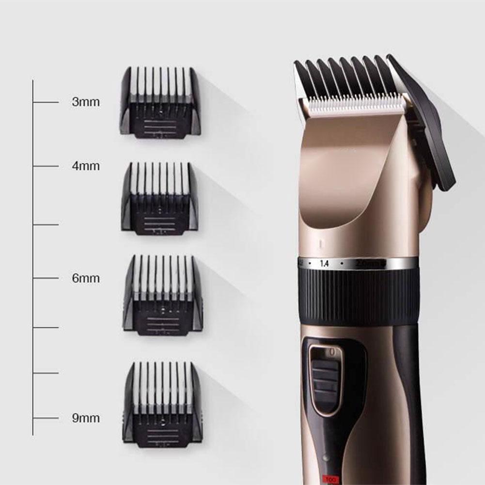 Electric Hair Clipper Kit Rechargeable Adult Child Hair Trimmer Kit Grooming Tool Comb Clippers Machine