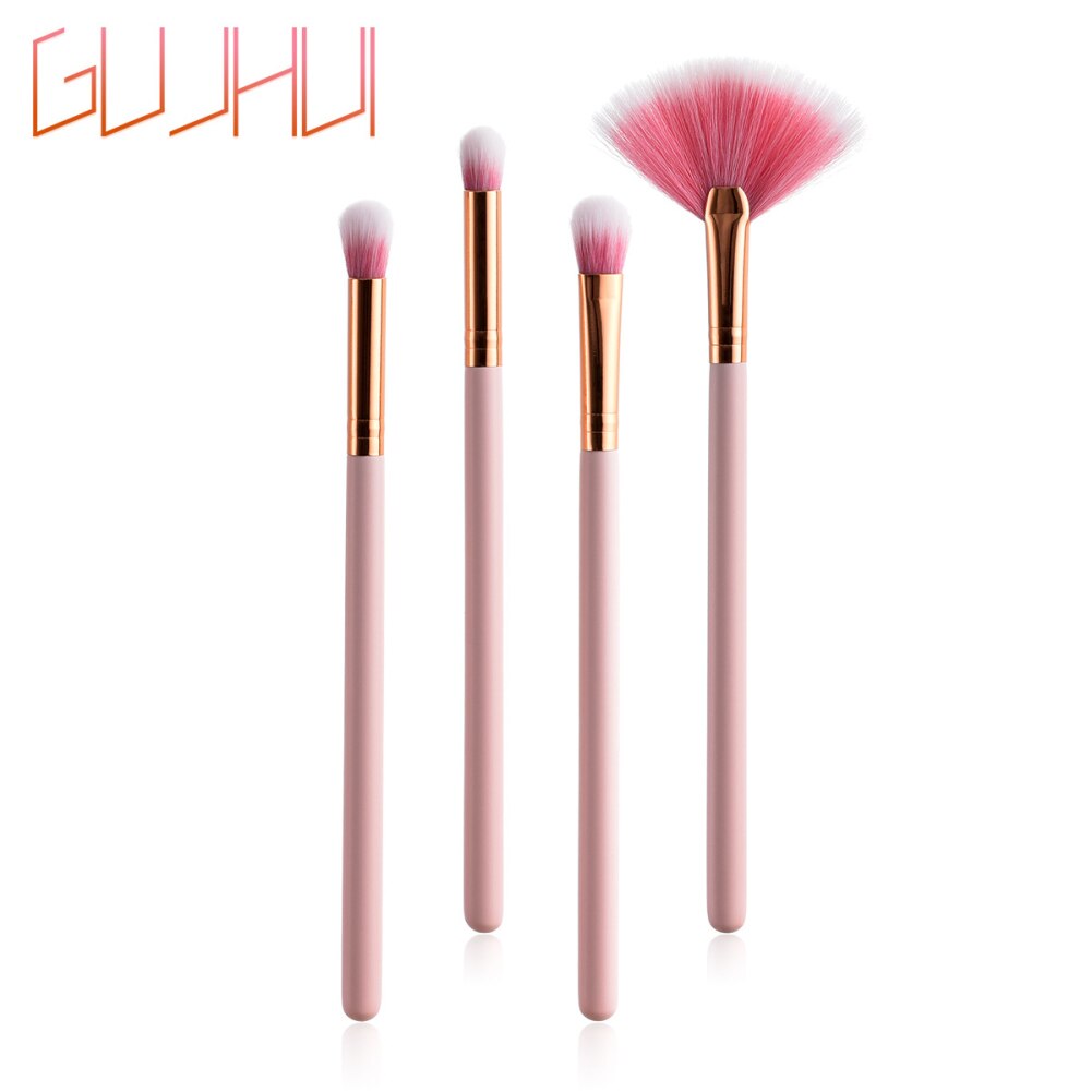 10PCS/4PCS Makeup Brushes Set Pink Handle Foundation Make Up Brush Beauty Tools Kit Lip Eye Liner Maquiagem
