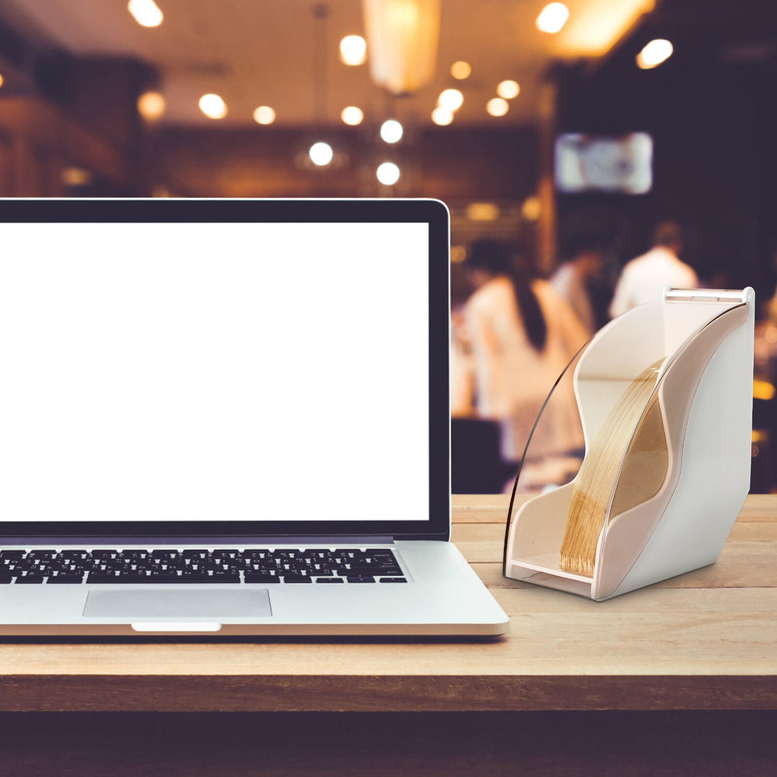 Countertop Coffee Filters Holder Coffee Filtering Paper Container Filter Paper Container