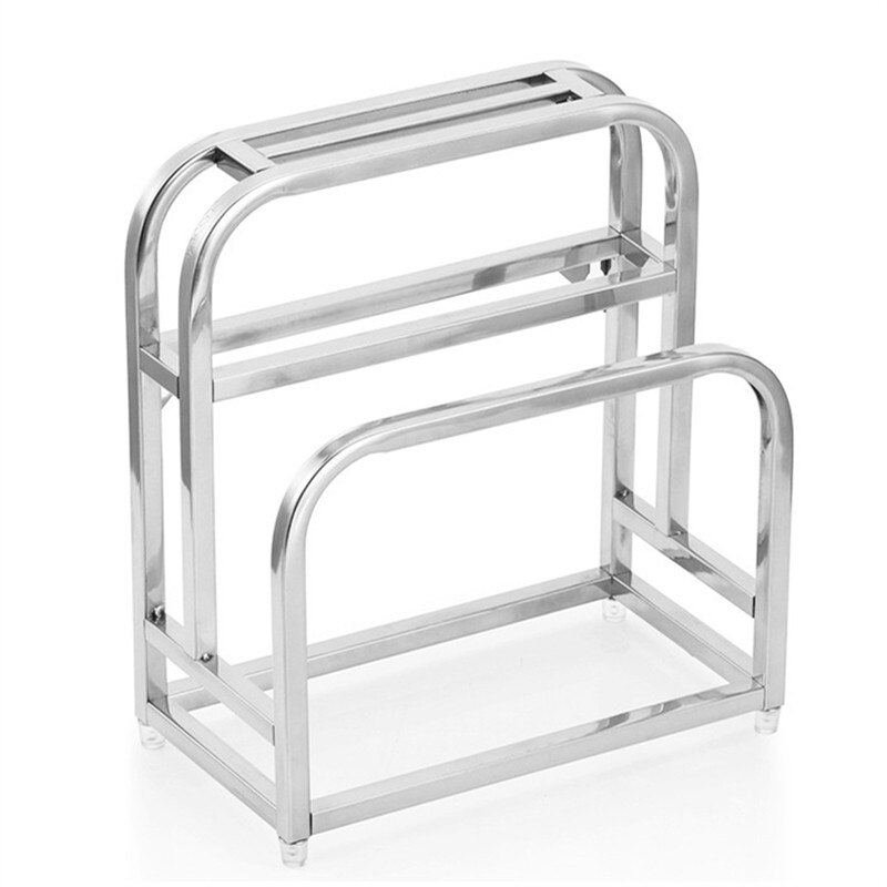 Stainless Steel Kitchen Organizer Storage Shelf Kn... – Vicedeal