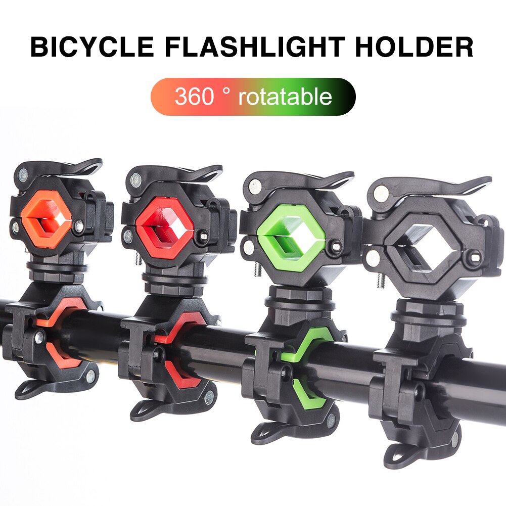 360 degrés rotatif vélo avant lampe boussole digitale vélo réglable guidon dégagement rapide vtt vélo vélo phare queue