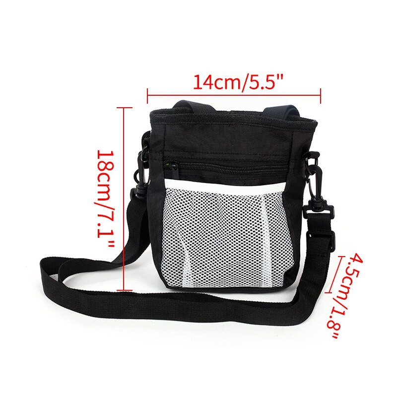 Portable Dog Treat Bag Outdoor Dog Treat Pouch for Training Feeding Bag Large Capacity Pet Trainer Waist Bag Dog Supplies