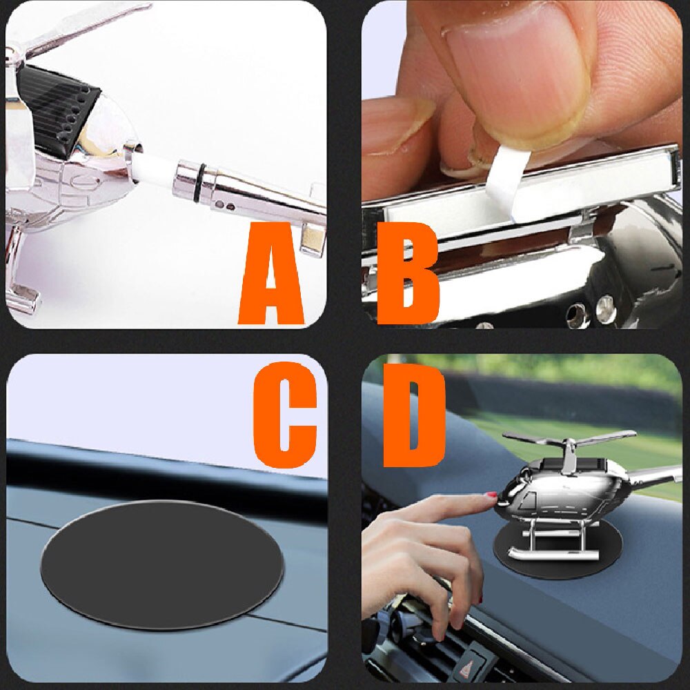 Dekoracja samolotu samochodowego aromaterapia odświeżacz powietrza helikopter prezent odświeżacz robić samochodu słonecznego zapach samochodu samolot ornament samochód stylizacja