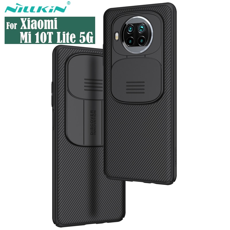 Voor Xiaomi Mi 10T Mi10T Pro 5G Case Nillkin Camshield Gevallen Slide Camera Protector Privacy Back Cover Voor mi 10T Mi10T Lite 5G