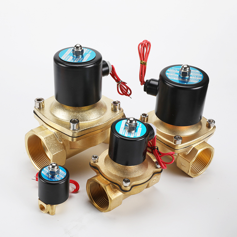 1/4 "3/8" 1/2 "3/4" 1 "2" messing Elektrische Magnetventil DC12V DC24V AC220V 110V Normal Geschlossen Magnetventil Für Wasser Öl Luft