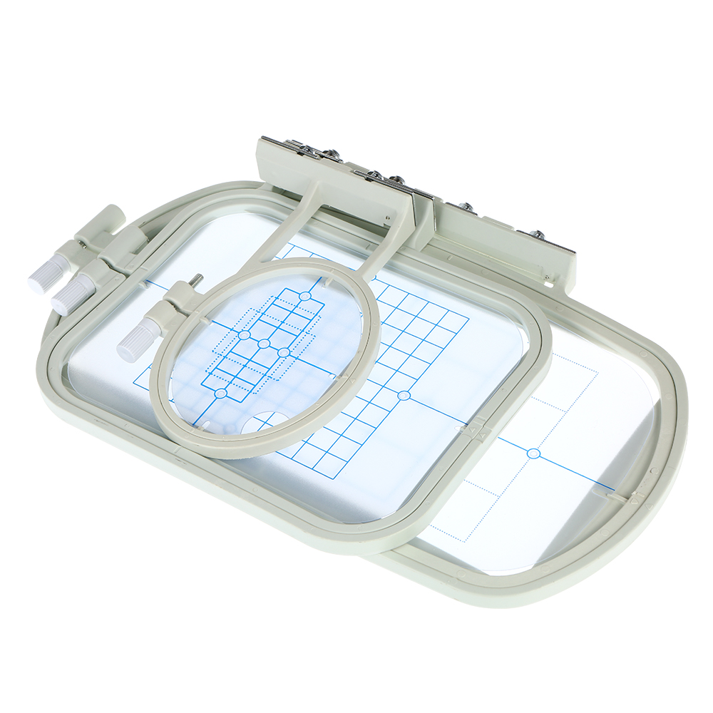 3pcs/set Household Embroidery Machine Hoop Frame Set Sew Tech Hoops Sewing Machine Tools for Brother SE270D SE-350 SE-400