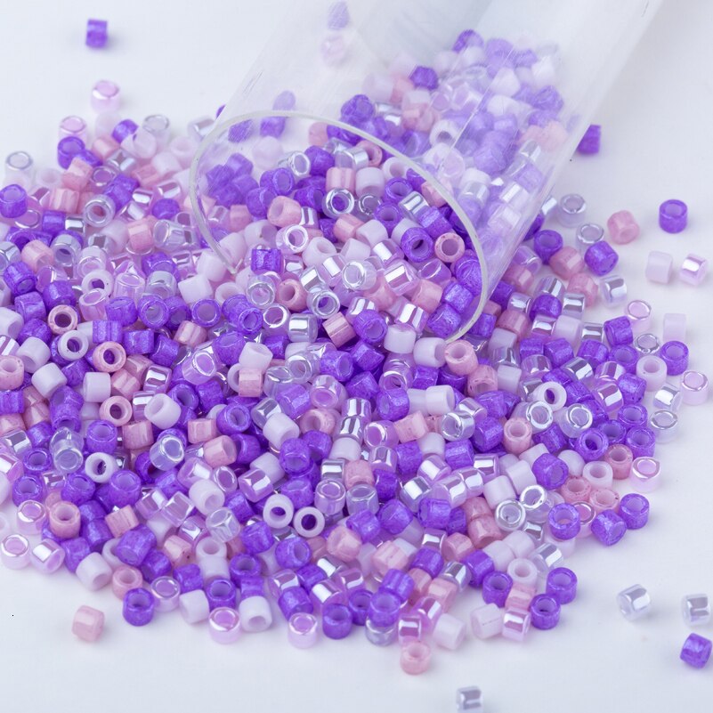 Soather miyuki 11/0 seedbeads delica glasperler japanske kvinder armbånd perle til håndværk festkjole laver 3g ca. 600 stk.: Dbmix 54