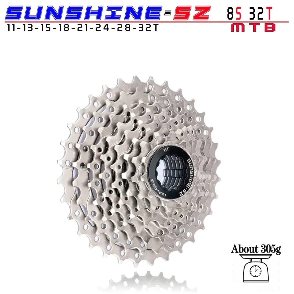 Stalshine-Pignon de roue libre VTT, cassette de vélo, 8 vitesses, 9 vitesses, 10 vitesses, 11 vitesses, 12 vitesses, 11T-32T, 36T, 40T, 42T, 46T, 50T, 52T, HG roue libre pour WinterMANO/SRAM: WHITE
