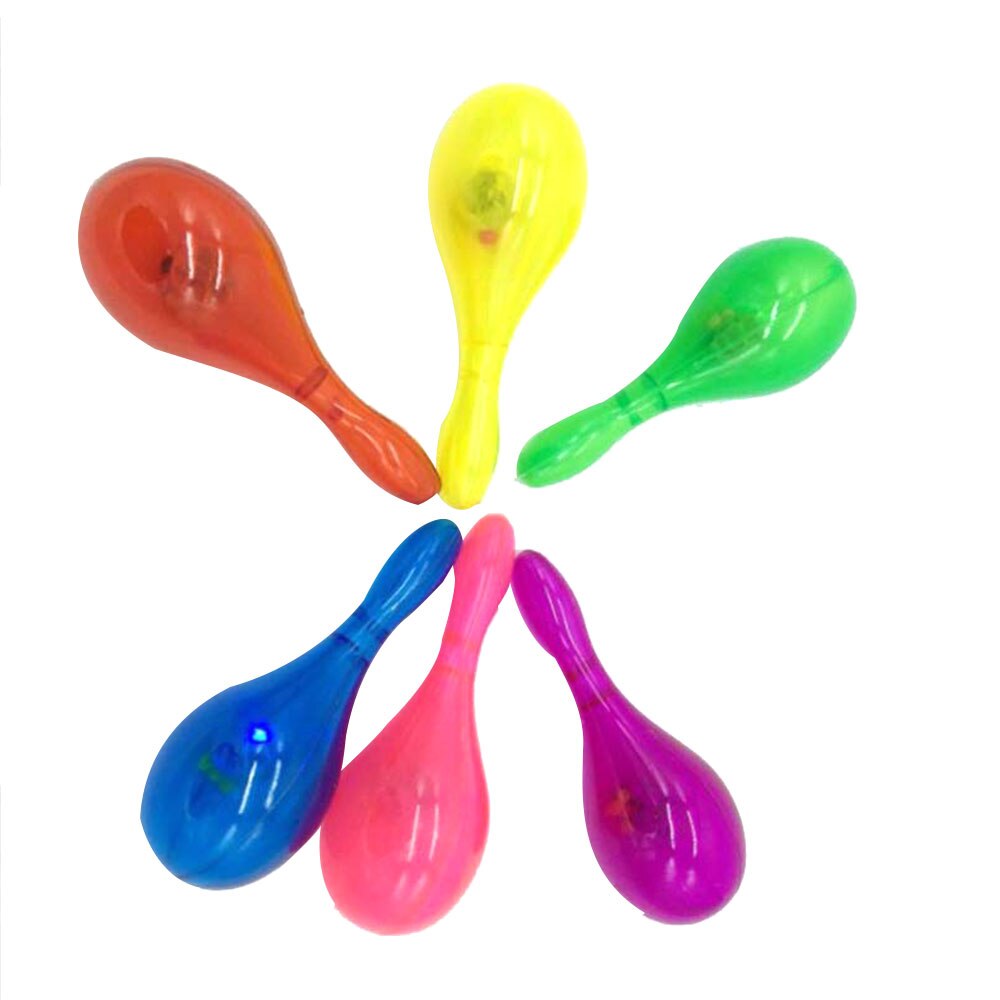 Blinkende Tamburin Licht Sand Hammer transparent KTV Festival Feier Licht-hoch Kunststoff Weihnachten Liefert Weihnachten Spiel