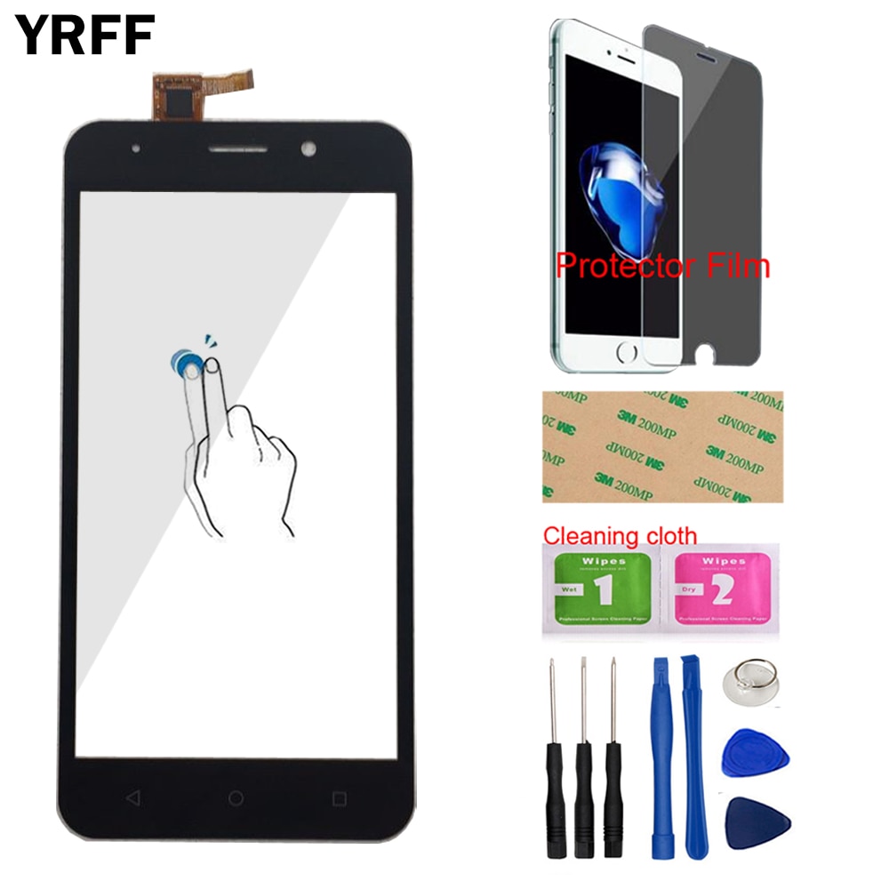 5.0 ''Touchscreen Für Scheitel Beeindrucken Glück Touchscreen Digitizer Tafel Vorderseite Glas Sensor Werkzeuge Protecotr Film Klebstoff
