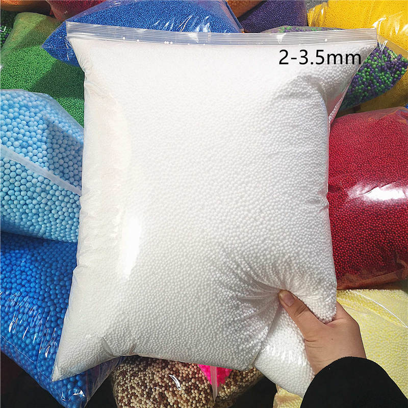 250g Weiß Schaum Bälle Tasche Füllstoff Bett Schlaf Kissen Bohne Taschen Stuhl Sofa Betten Füllstoff Styropor Ball 2-3,5mm/4-6mm/6-8mm: 250g 2-3.5mm