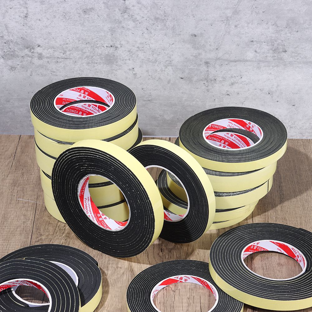 Eva Sponge Single-Sided Tape Shockproof Foam Sealant Strip Car Foam Pad Sound Insulation Buffer Anti-Collision Foam Tape