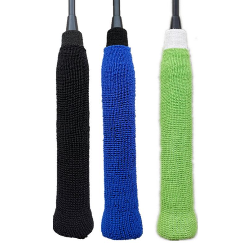 2PCS Badminton Tennis Cotton Towel Sweat Band Thicken Anti-slip Racket Overgrips Racquet Over Grip Sweat Band