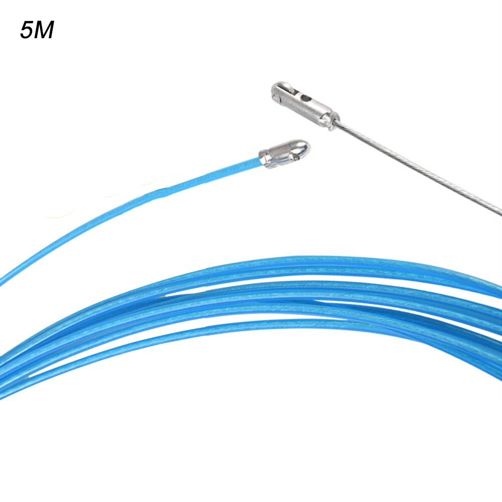 Construction Electrician Hand Tool Lead High Hardness 360° Roller Head Threading Device Wire Cable Puller Guider: blue