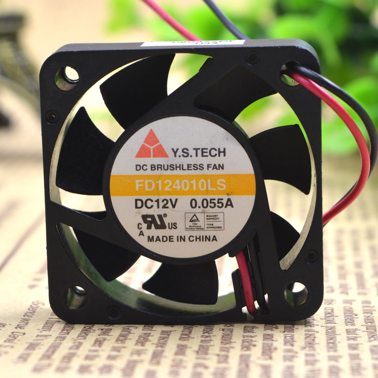 Yuanshan Ys 4010 12V 0.055a 2-Draad Ultra-Stille Ventilator Fd124010ls