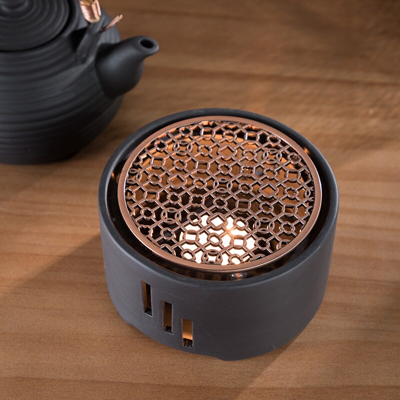 1pc keramische kaarsenstandaards, theelichtjes, theekachel, melkverwarmer, kaarsenhouder met mat zonder kaars voor thuis, café, keukengereedschap