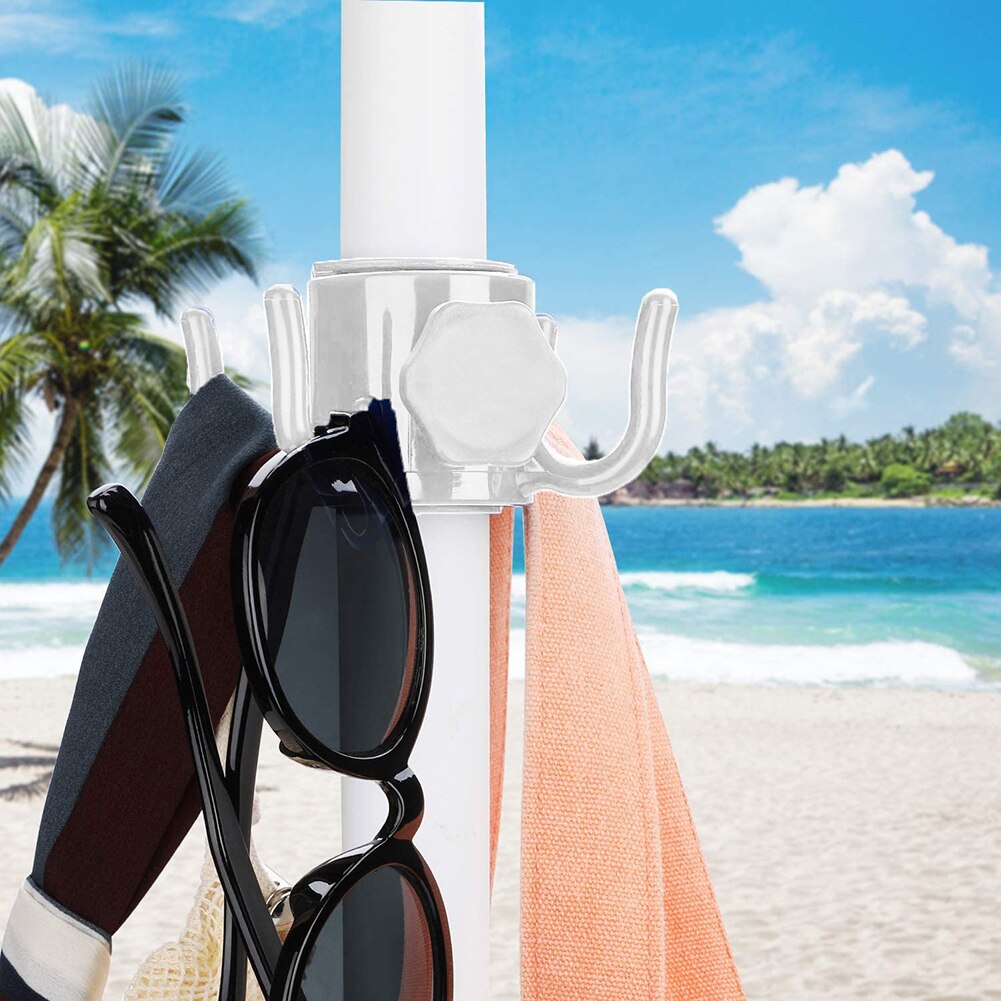 2x udendørs paraplybase justerbar plastik sol strand terrasse parasol sand jordfikseringsværktøj ankerstativ spidssnegl hold hold