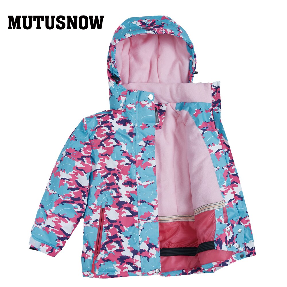 Crianças jaqueta de esqui inverno crianças à prova de vento impermeável super quente roupas de esqui meninas casaco de neve-30 inverno snowboard jaqueta marcas