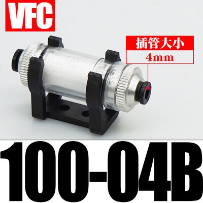 Negativt tryk rør type pneumatisk vakuumfilter vfc 100/ vfc 200-04/06/08/10b zfc 53- b zfc 54- b zfc 74- b zfc 75- b zfc 76- b zfc 77- b: Vfc 100-04b