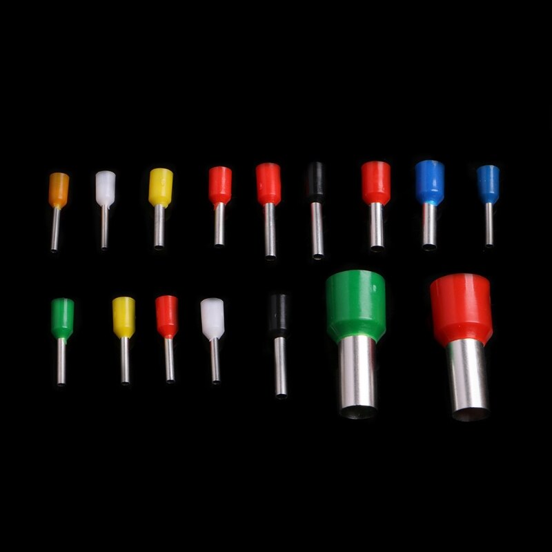 2120 stk isoleret ledningsstift ende terminal bootlace hylstre sæt sæt wire kobber