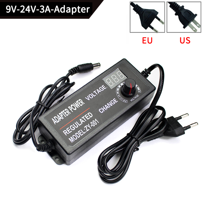 Transformateur d'alimentation réglable, 3V, 9V, 12V, 24 V, AC, DC, avec écran d'affichage, 220V à 12V, 24 V: Vert émeraude / 380V