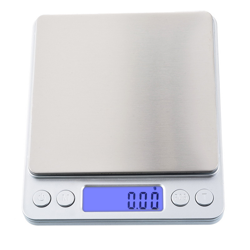 Led Digitale Weegschaal Mini Pocket Rvs Precisie Sieraden Elektronische Weegschaal Gram Gewicht Voor Goud Bakken Koken