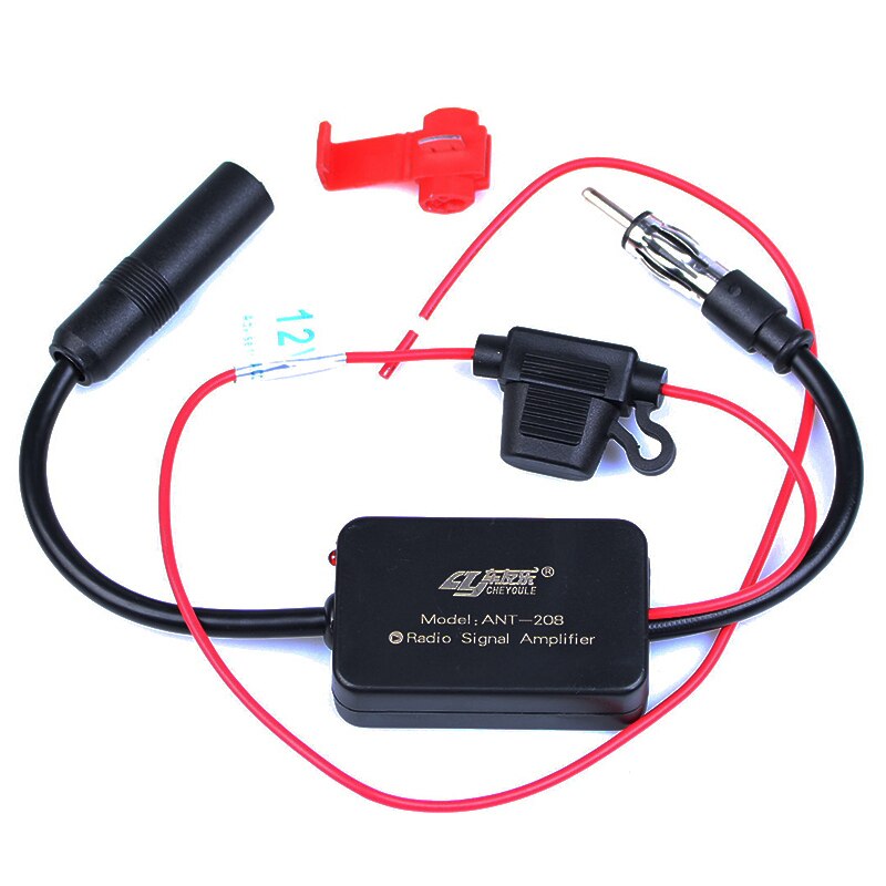 Car Radio FM Antenna Signal Amplifier FM Radio Antenna Reception For Car Truck Vehicle Boat 330mm FM Amplifier